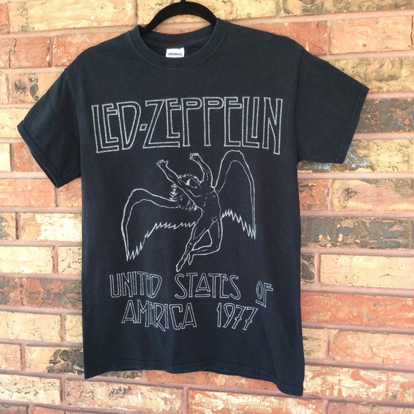 Gildan Other - S Led Zeppelin United States America 1977 T Shirt